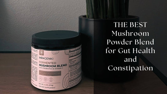 The Best Mushroom Powder Blend for Gut Health and Constipation