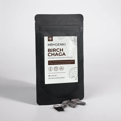 birch chaga mushroom capsules